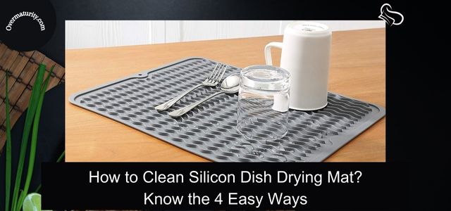 How to Clean Silicon Dish Drying Mat? Know the 4 Easy Ways